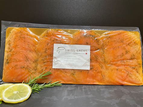 Graved Lachs Mariniert Mit Dill G Swiss Lachs