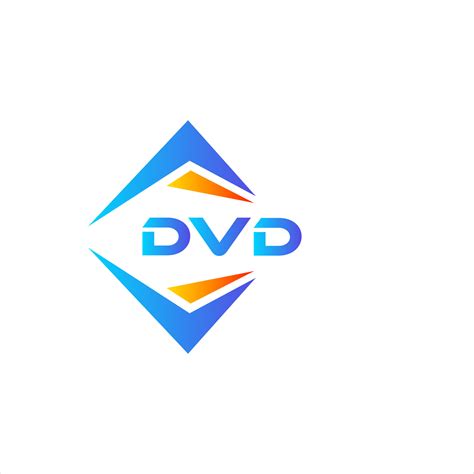 DVD abstract technology logo design on white background. DVD creative ...