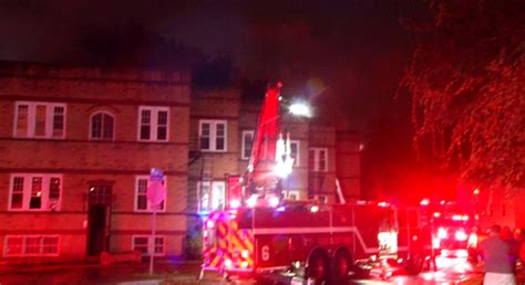 3 Alarm Fire Damages Apartment Building On Pullman Ave