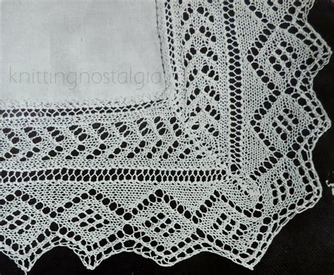 Vintage Knitted Lace Edgings Knitting Pattern Pdf Lace Etsy