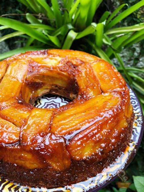 Bolo De Banana Caramelada Receita F Cil E Super Deliciosa