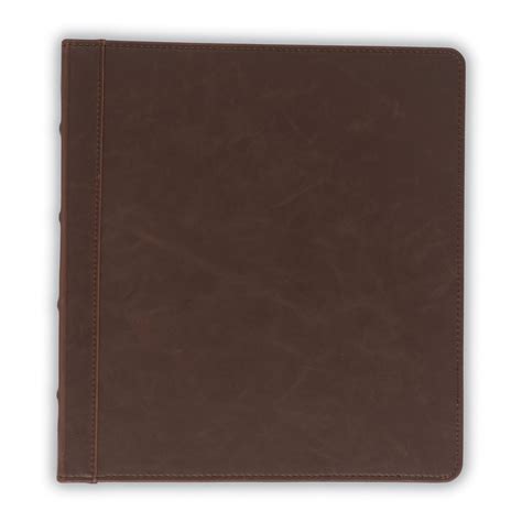 Snapklik Vintage Hardback 3 Ring Leather Binder Professional