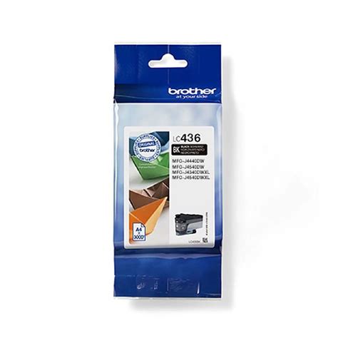 Brother Ink Lc436bk Black The Warehouse