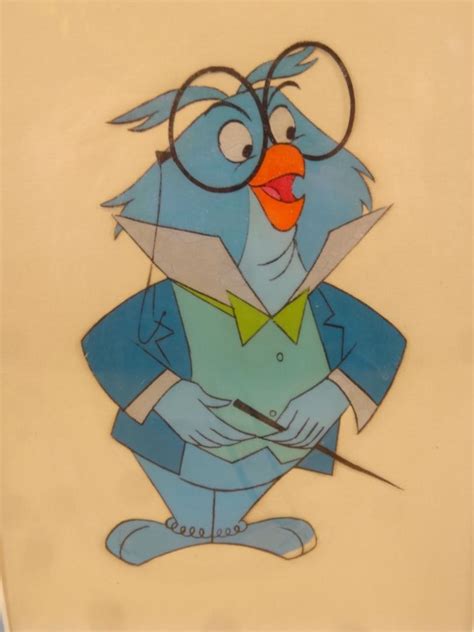 DISNEY 'PROFESSOR OWL' ANIMATION CEL - DISNEYLAND ART CORNER STORE 1950 ...