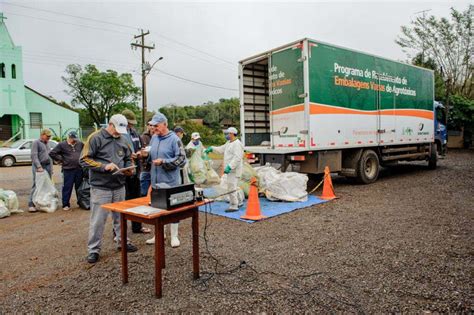 Coleta Itinerante Recebe Embalagens Vazias De Agrot Xicos Na Regi O Sul