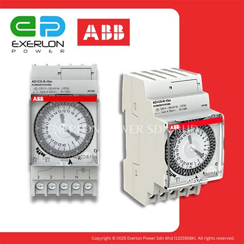 ABB AD1CO-R-15m 2CSM208151R1000 Time Switch 24HRS – exerlon.com.my