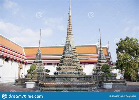 Beautiful Chedi In The Wat Pho Bangkok Editorial Stock Photo Image