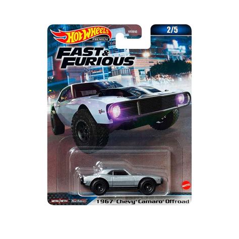 Carrinho Hot Wheels Velozes E Furiosos Premium Chevy Camaro Offroad Em Promo O Na