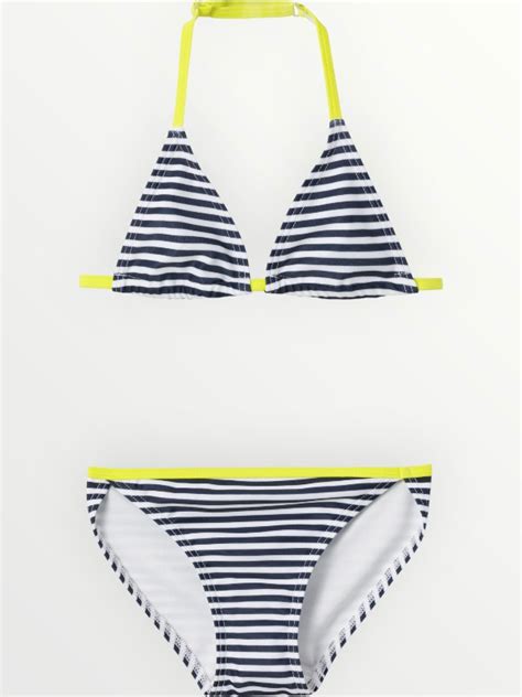 Μαγιό Bikini Name It Bright White Black gr