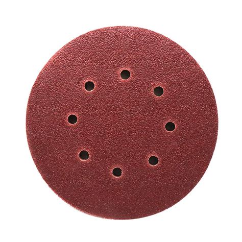 Rannb Grit Sanding Discs Hook And Loop Sandpaper Inch Dia Hole