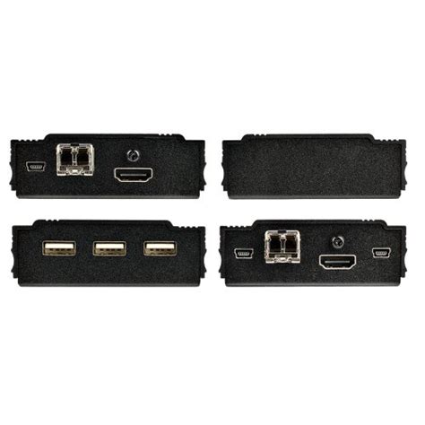 Startech K Hdmi Usb Kvm Extender Over Fiber Kit Boost