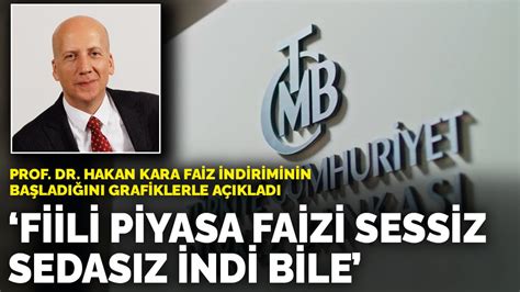 Prof Dr Hakan Kara Faiz Indiriminin Ba Lad N Grafiklerle A Klad