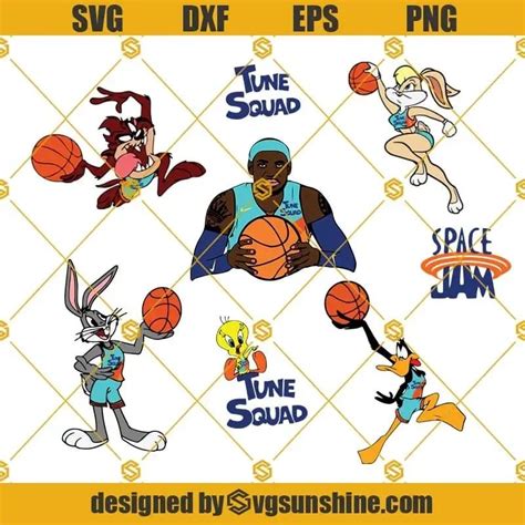 Space Jam Svg Tune Squad Bundle Svg Space Jam 2 New Legacy Tune