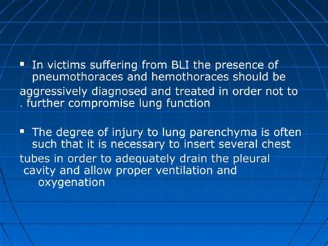 Blast injuries | PPT