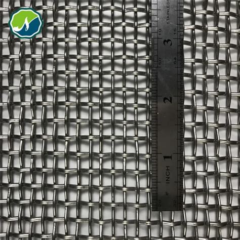 Steel Wire High Manganese Stainless Steel Woven Crimped Wire Mesh