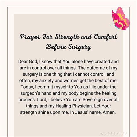 Words Of Support Before Surgery