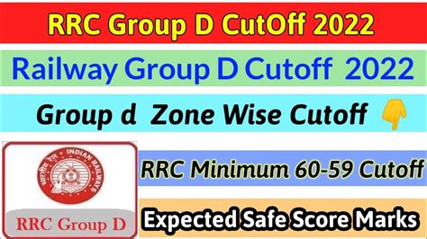 RRB Group D Cut Off 2022 RRC Group D Cut Off 2022 Group D Cut Off