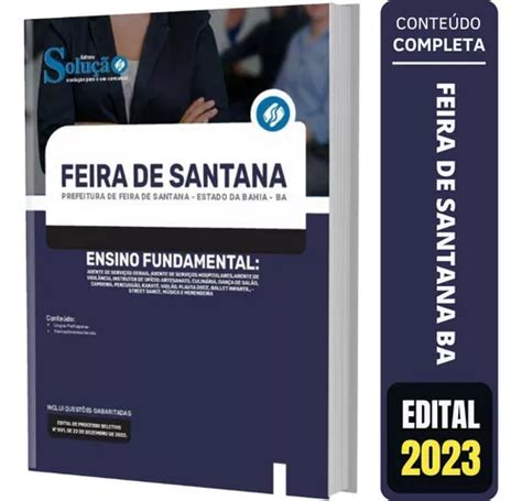 Apostila Feira De Santana Ba 2023 Ensino Fundamental Mercadolivre