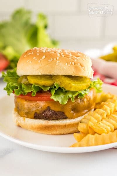 Air Fryer Hamburgers