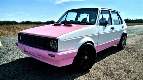 Pink Vw Golf Suv Vw Golf Mk1