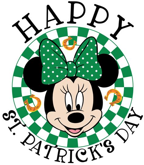 Happy St Patricks Day Minnie Mouse Ea Designtx