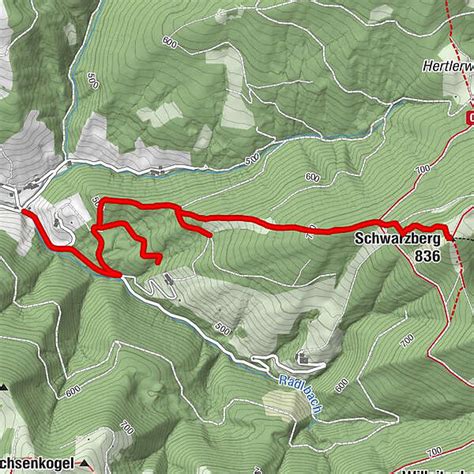 Sankt Ulrich bei Steyr Schwarzberg BERGFEX Pohodništvo Turneja