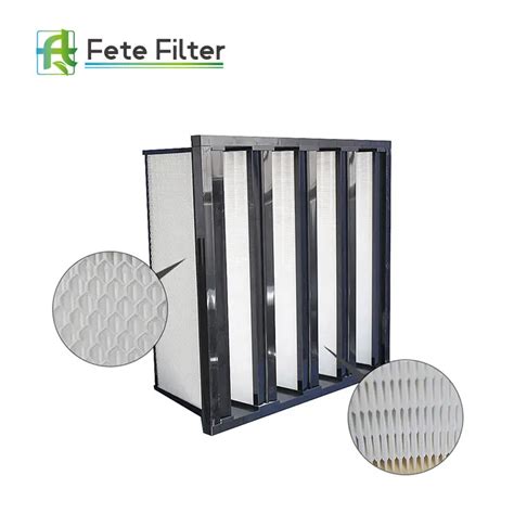 V Bank Filter With Plastic Frame Manufacturer And Supplier In China