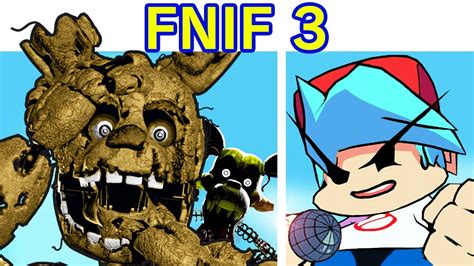 Friday Night Funkin VS Five Night In Funkin 3 DEMO FNF Mod Five