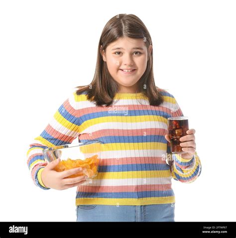 Overweight children chips hi-res stock photography and images - Alamy