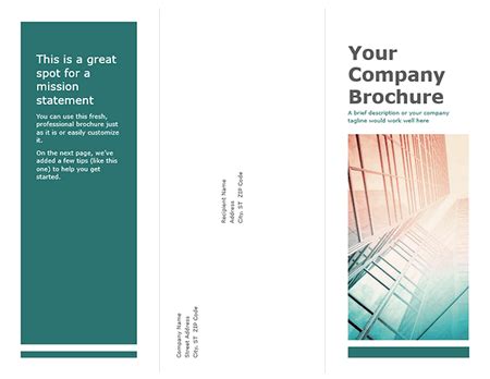 Microsoft Office Brochure Templates | PDF Template