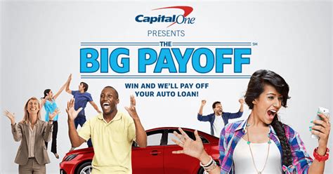 Capital One The Big Payoff Sweepstakes