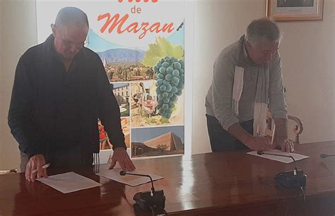 Signature de la COT définitive avec la Mairie de Mazan Les Citoyens