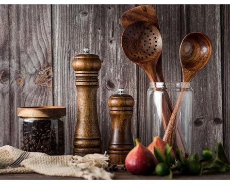 Pepper Mill Handmade Peppermill Wooden Pepper Mill Salt And Etsy