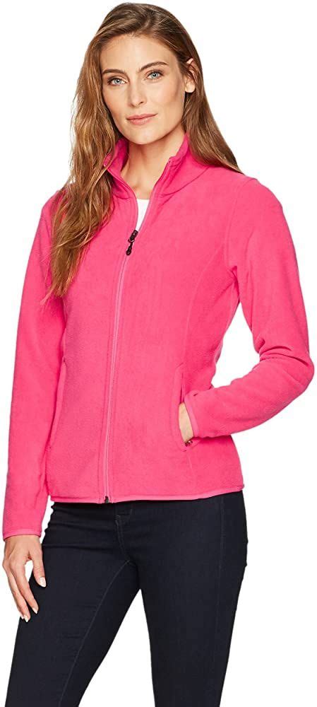 Amazon Essentials Womens Classic Fit Long Sleeve Full Zip Polar Soft