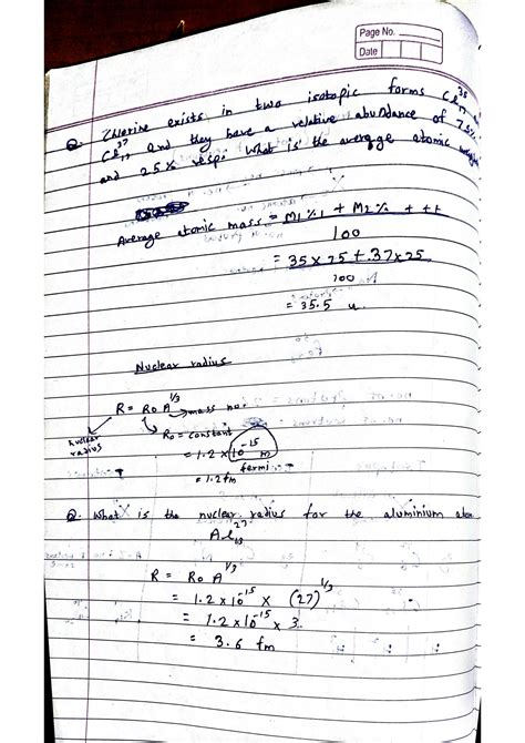 Solution Nuclei Physics Class Th Studypool