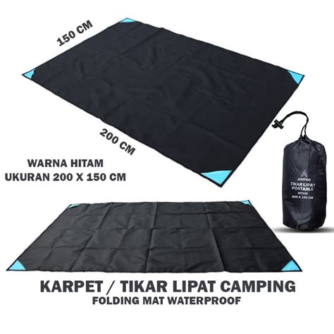 Jual Karpet Piknik Lipat Tahan Air Waterproof Portable Karpet Camping