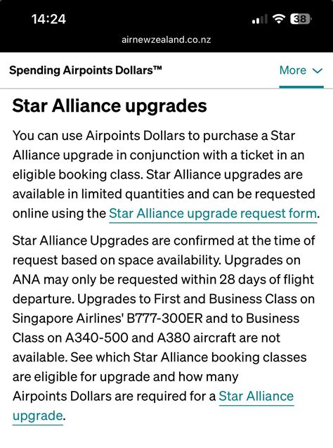 Star Alliance Partner Airline Reward Flights - Page 12 - FlyerTalk Forums