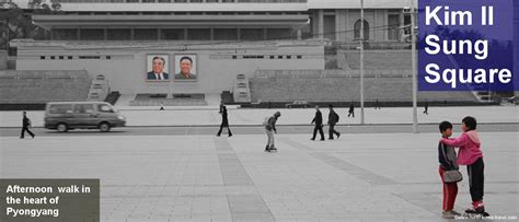 Kim Il Sung Square - the biggest square in the DPRK, it is used for ...