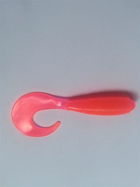 Curley Tail Pink Grub 13 Cm Rodzilla Adventure Fishing Tackle