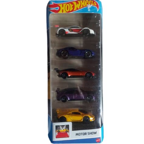 Hot Wheels 5 Pack Motor Show Shopee Brasil