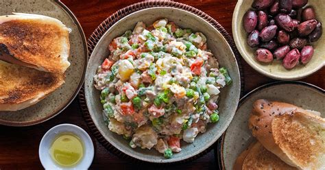 Spanish Potato Salad Recipe For The Popular Ensaladilla Rusa