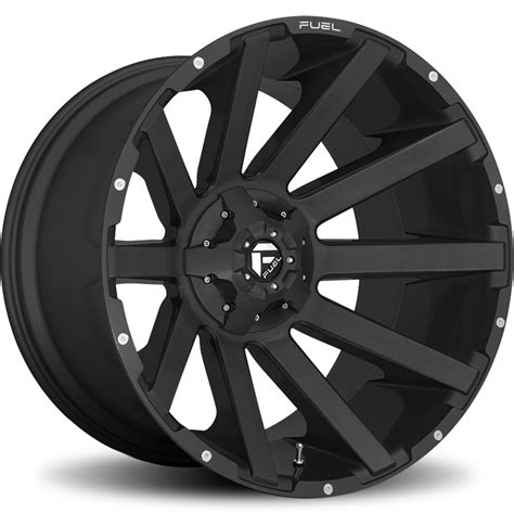 Fuel D437 Contra Satin Black Wheels