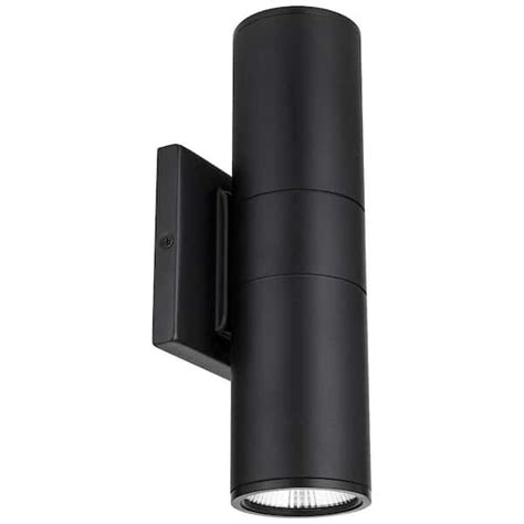 Sunlite 12 In Black Weatherproof Aluminum LED Outdoor Up And Down Wall