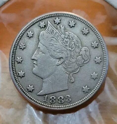 1883 Liberty Head V Nickel Full Liberty Ebay