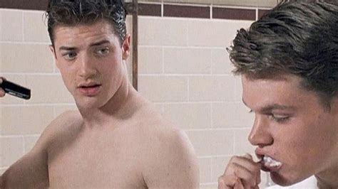 Brendan Fraser Says He And Matt Damon Were Naked In School Ties Shower Scene News Au