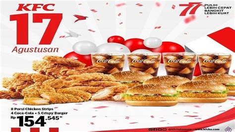 Promo Kfc Hari Ini Rabu Agustus Chicken Strip Coca Cola