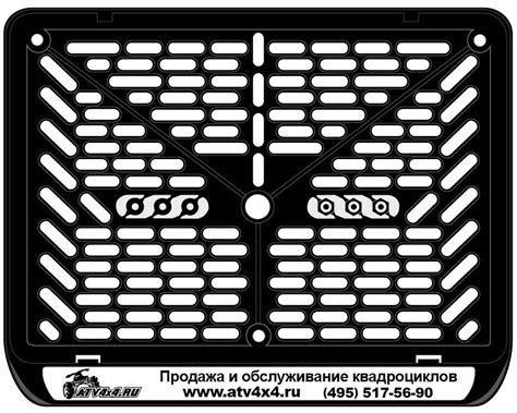 Рамки под номерной знак для квадроциклов, снегоходов, тракторов ...