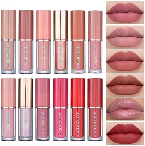 Amazon Piece Nude Matte Lipstick Set Natural Nude Lipstick Velvet Air Moisture Smooth