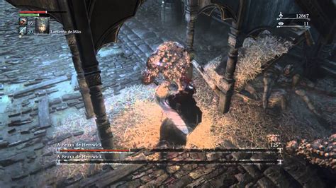 Bloodborne Bruxa De Hemwick Witch Of Hemwick Boss Fight Youtube