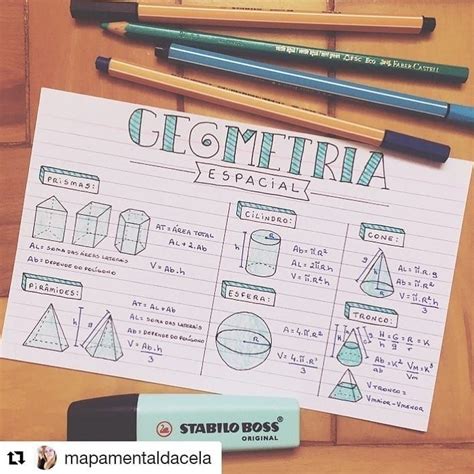 GEOMETRIA ESPACIAL Geometria espacial Enem Ensino de matemática